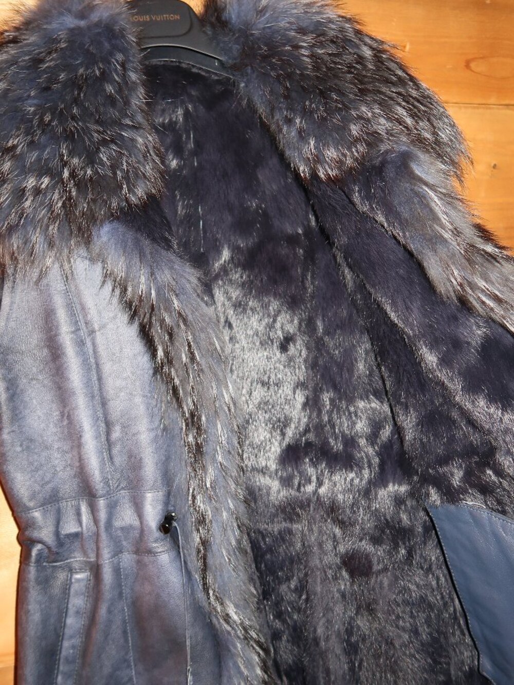 Lucchese Serphina Leather Vest with Fox Fur/Shearling - Picture 7 of 12